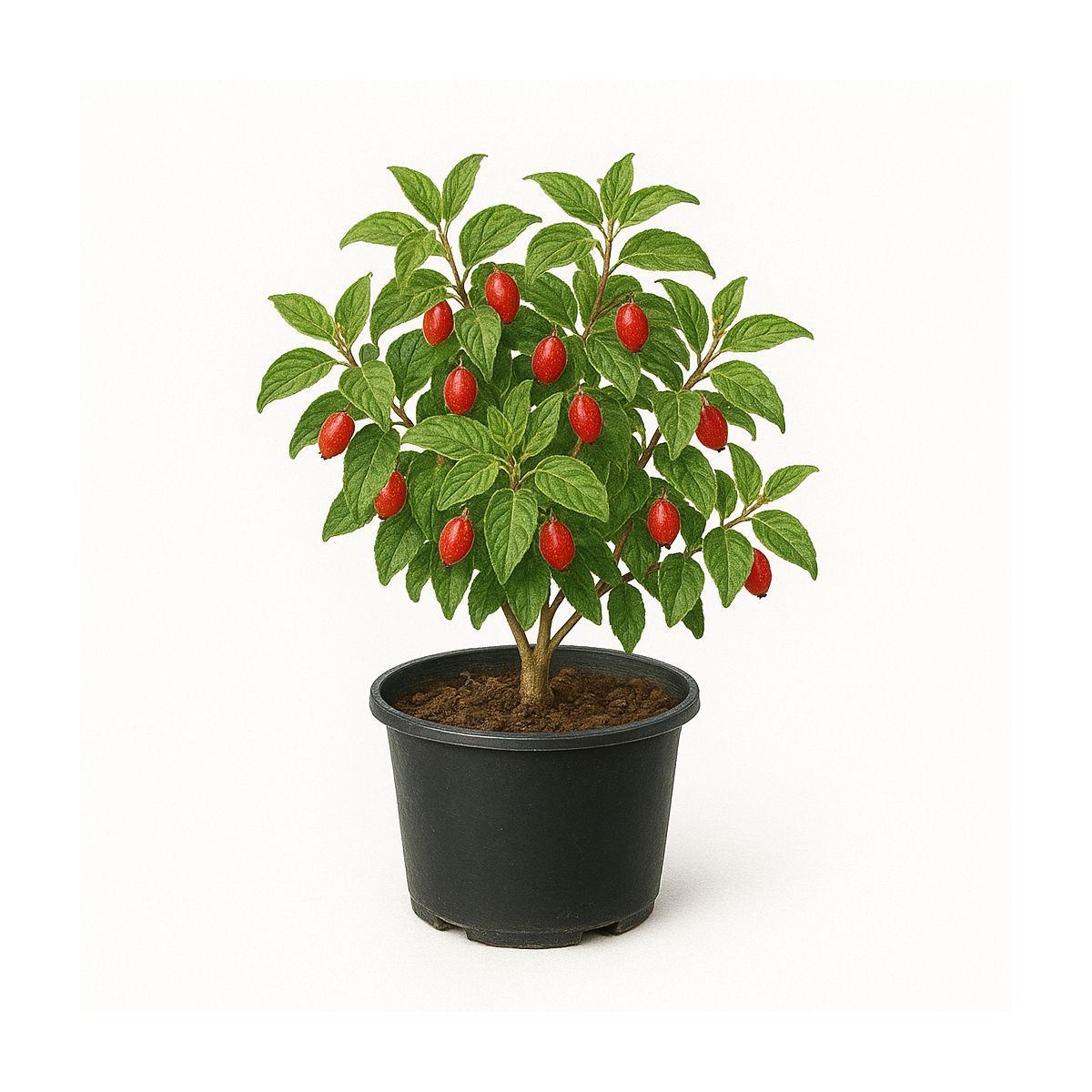 Cornus mas (cornouiller mâle, à fruits)