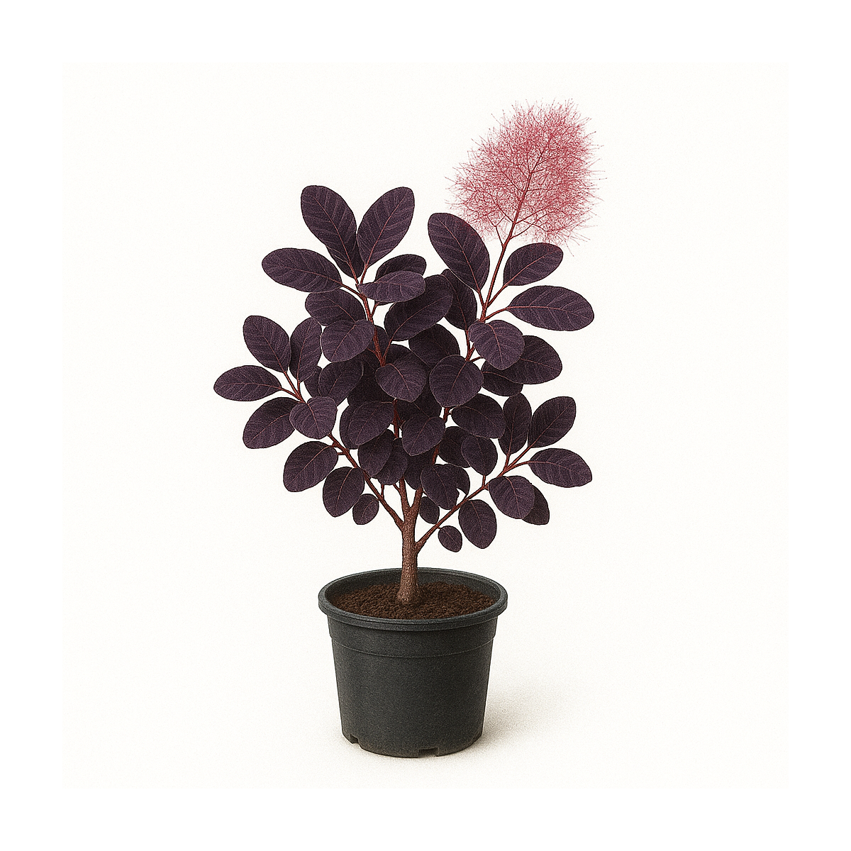 Cotinus coggygria ‘Royal Purple’ (arbre à perruques pourpre)