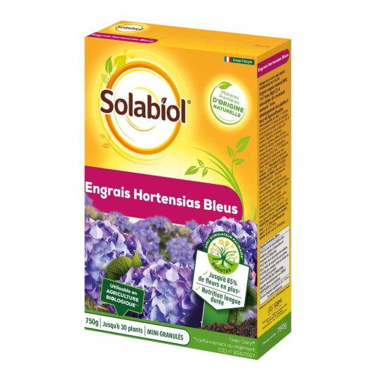 Engrais hortensias bleus BIO