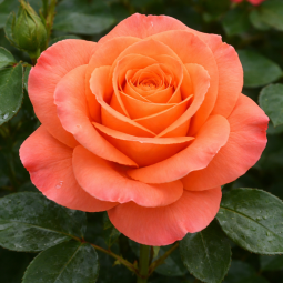 Rosier buisson ‘Anne Vanderlove’ – Rose abricot saumon à Bouc-Bel-Air, Marseille, Aix-en-Provence | Pépinière Faure