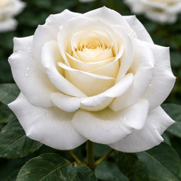 Rosier blanc ‘Papa Giovanni Paolo II’ – Rosier parfumé à grandes fleurs | Pépinière Faure Bouc-Bel-Air