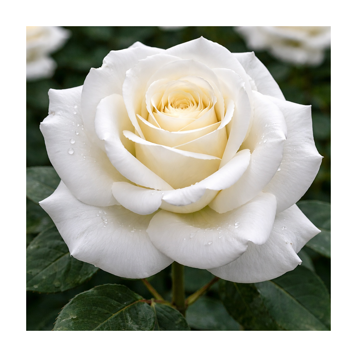 Rosier blanc ‘Papa Giovanni Paolo II’ – Rosier parfumé à grandes fleurs | Pépinière Faure Bouc-Bel-Air