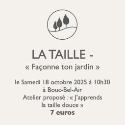 Atelier jardinage - La Taille