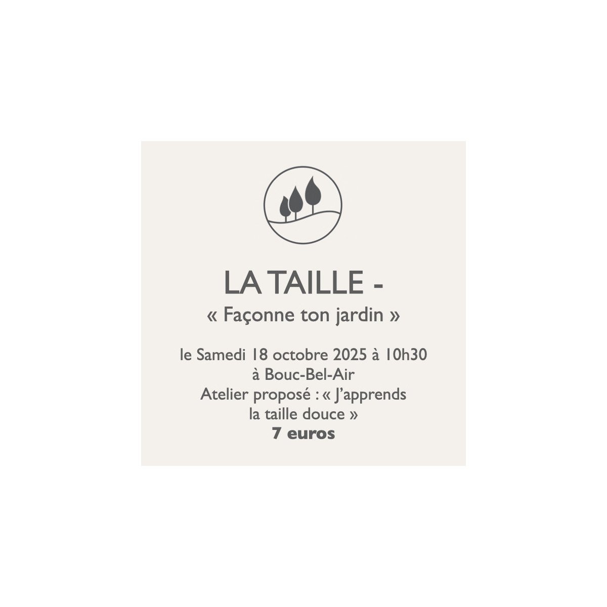 copia de Atelier jardinage - La Bouture