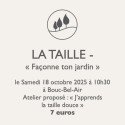 copia de Atelier jardinage - La Bouture