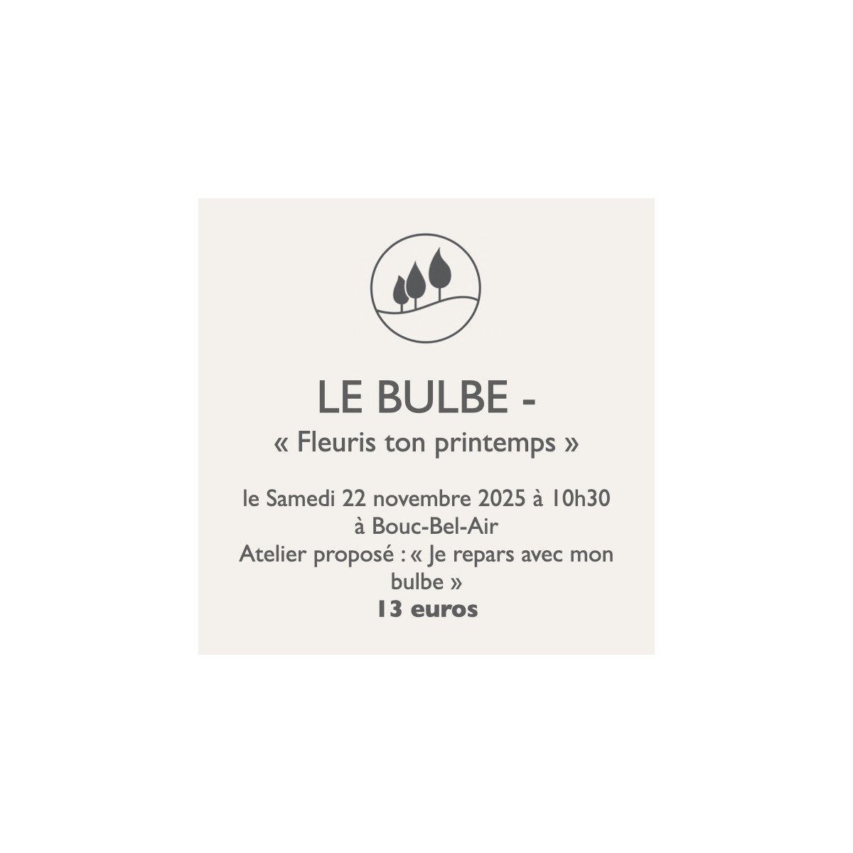 copia de copia de Atelier jardinage - La Bouture