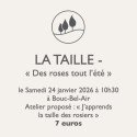 Atelier jardinage - La Taille
