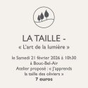 Atelier jardinage - La Taille
