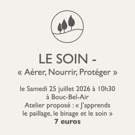 Atelier jardinage - Le Soin